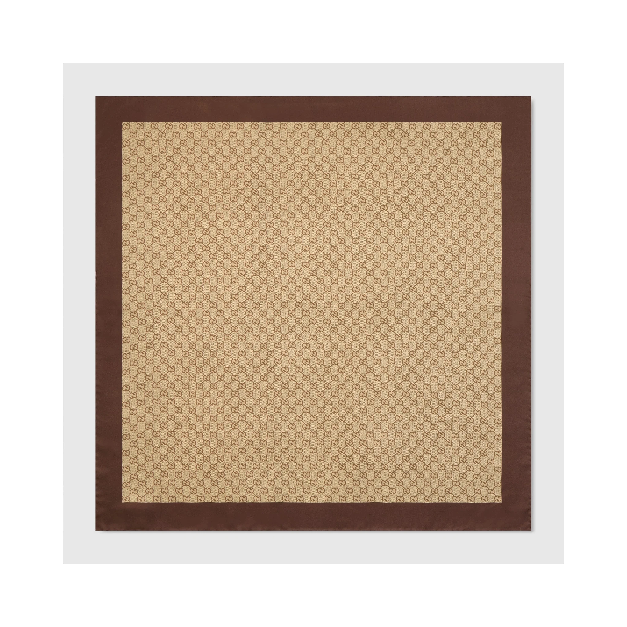 GG silk scarf