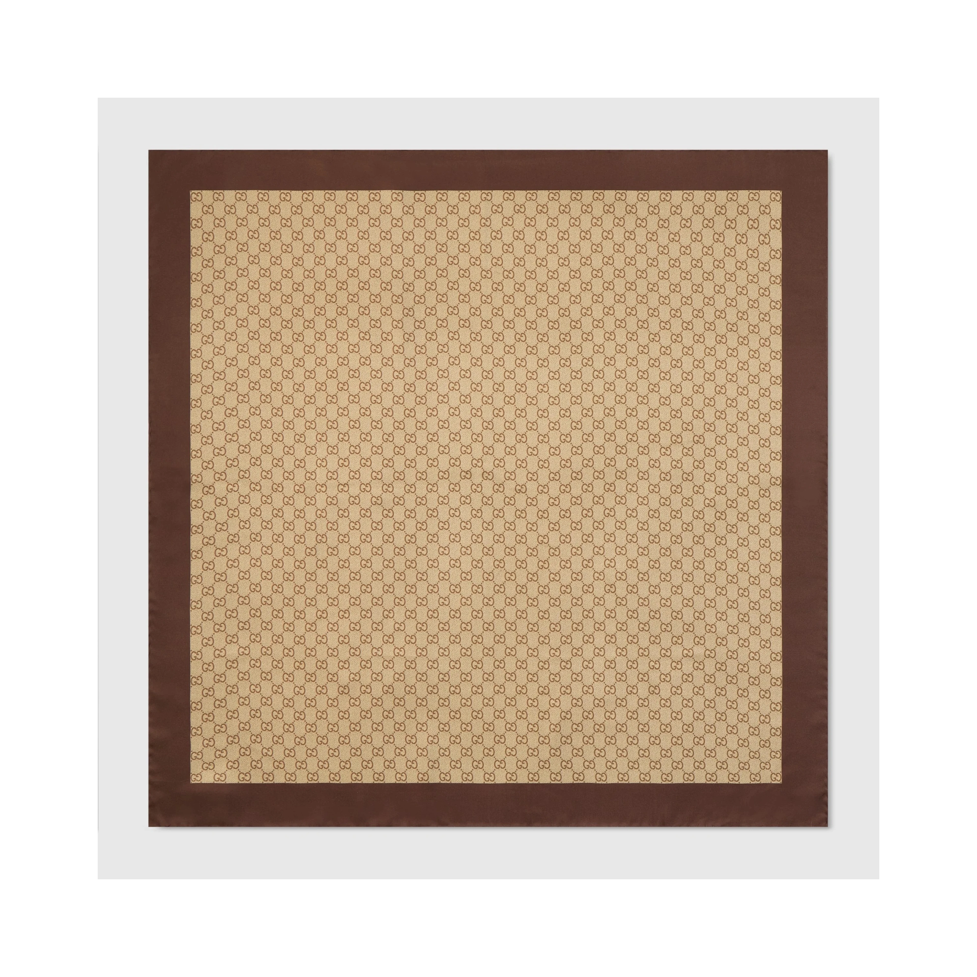 GG silk scarf
