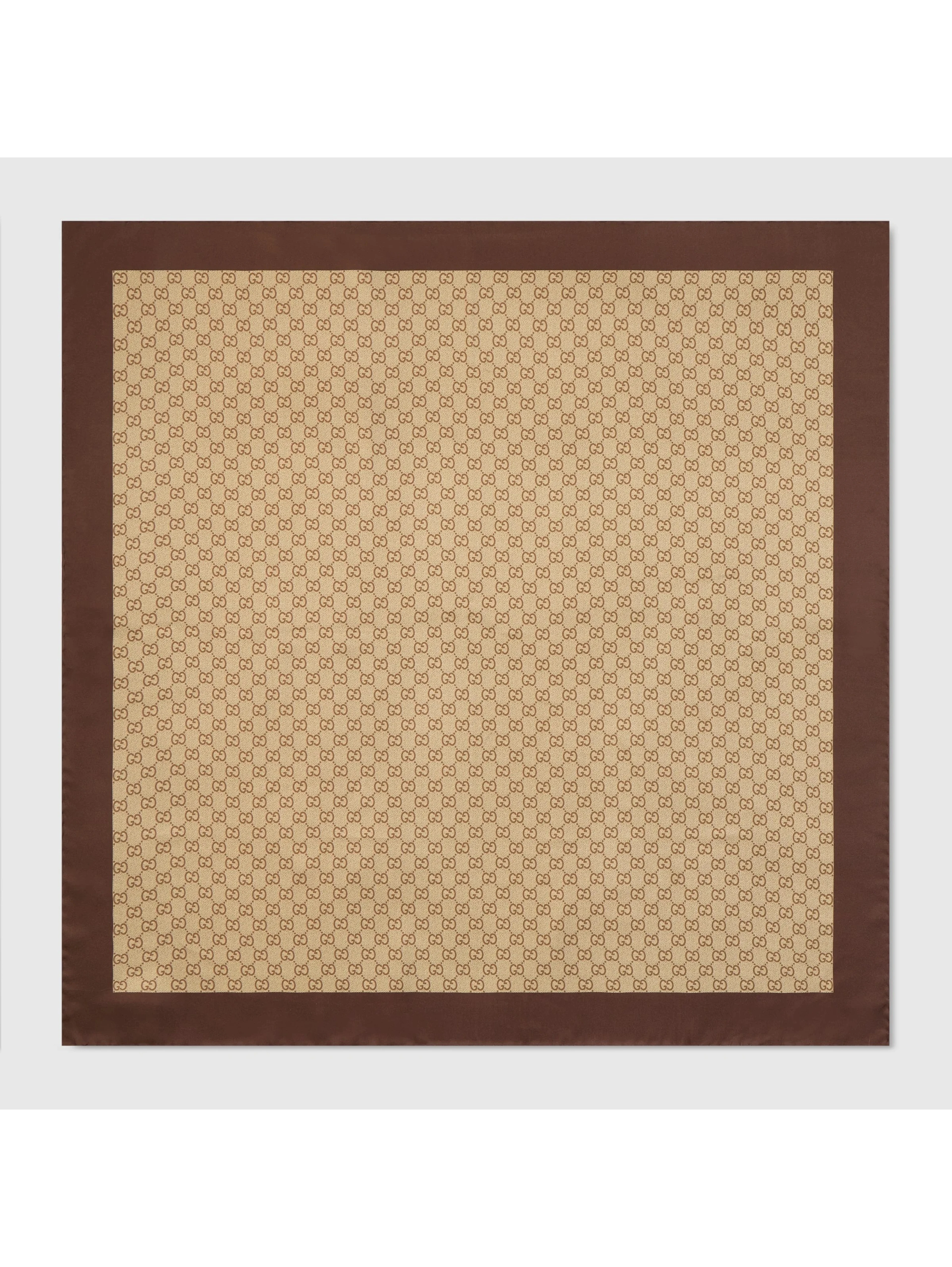 GG silk scarf