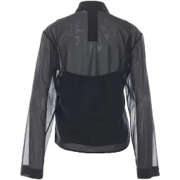 Silk stretch chiffon shirt
