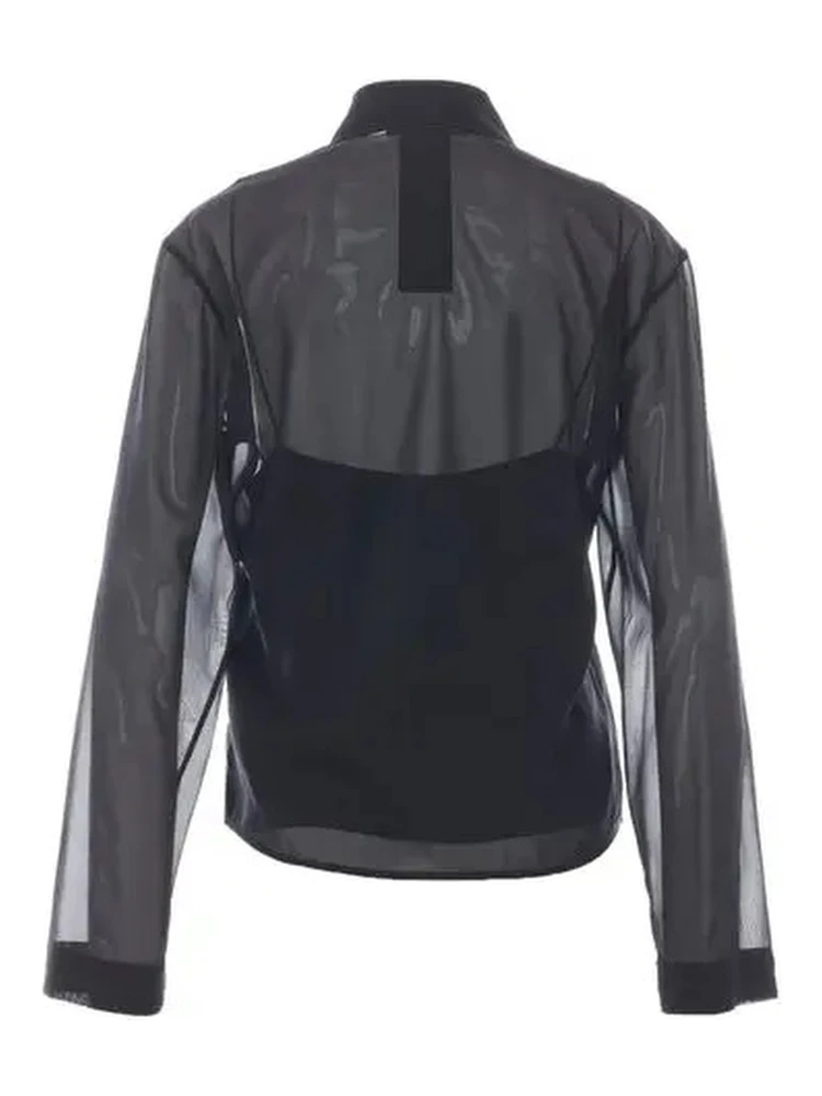 Silk stretch chiffon shirt alternative