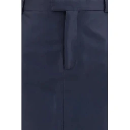 Silk midi skirt
