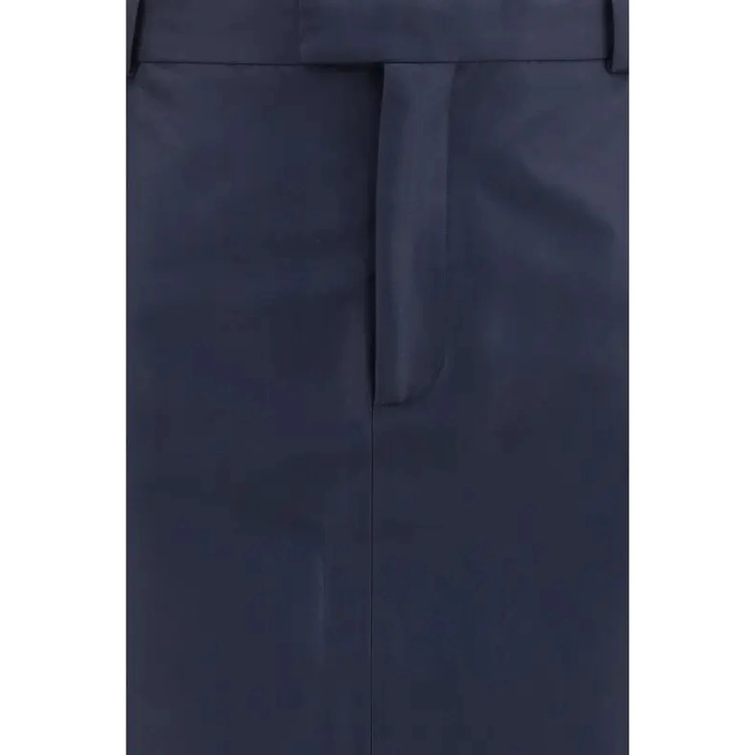 Silk midi skirt
