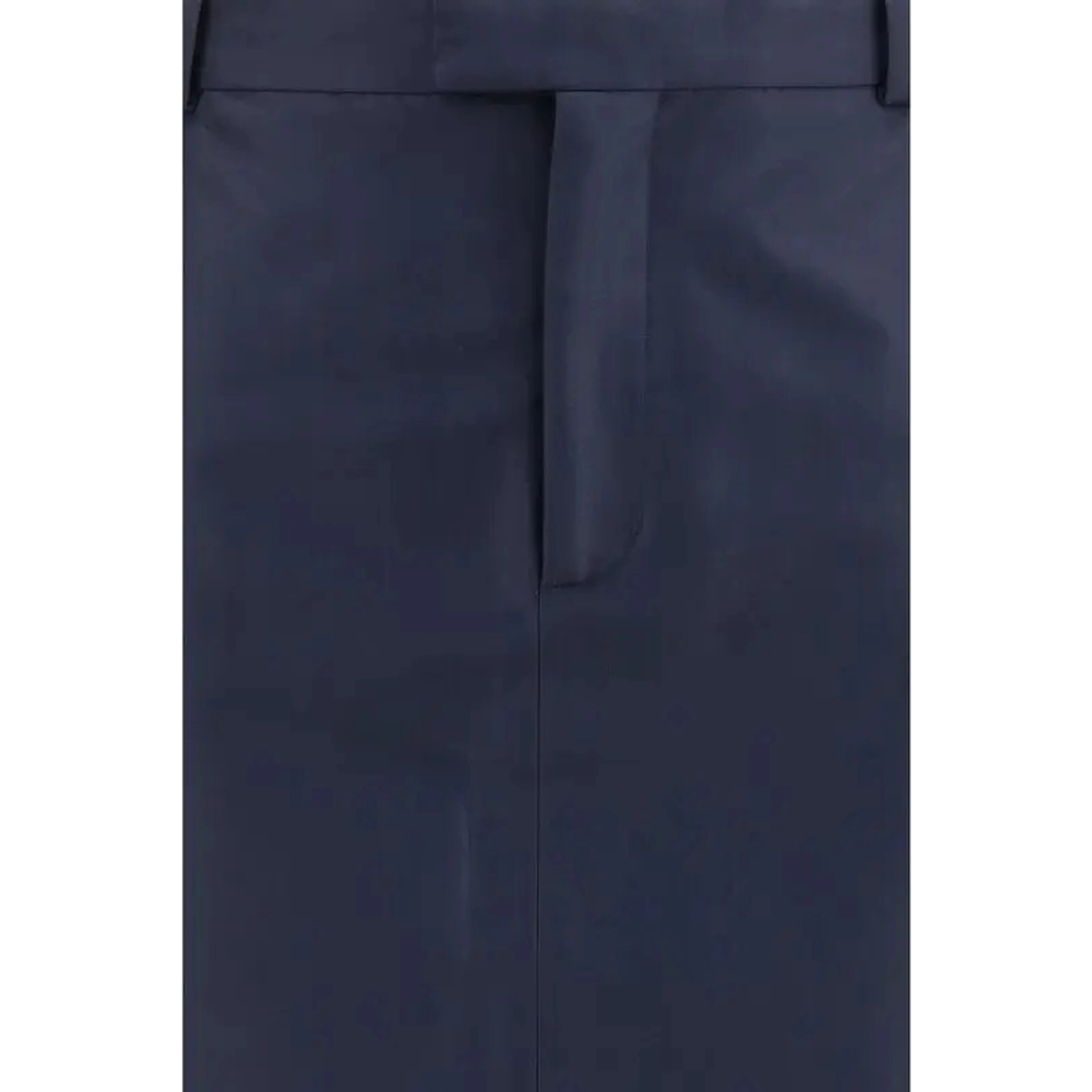 Silk midi skirt