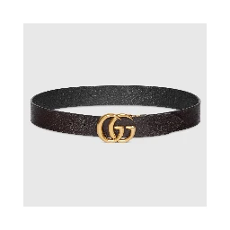 Reversible GG belt black and brown