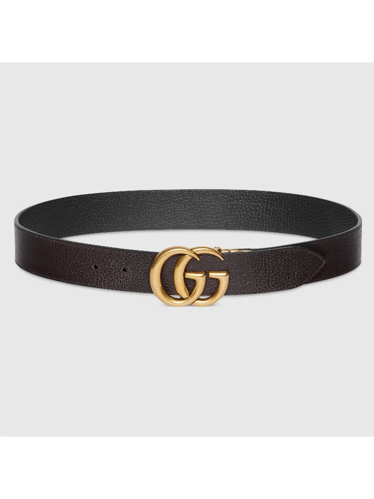 Reversible GG belt black and brown
