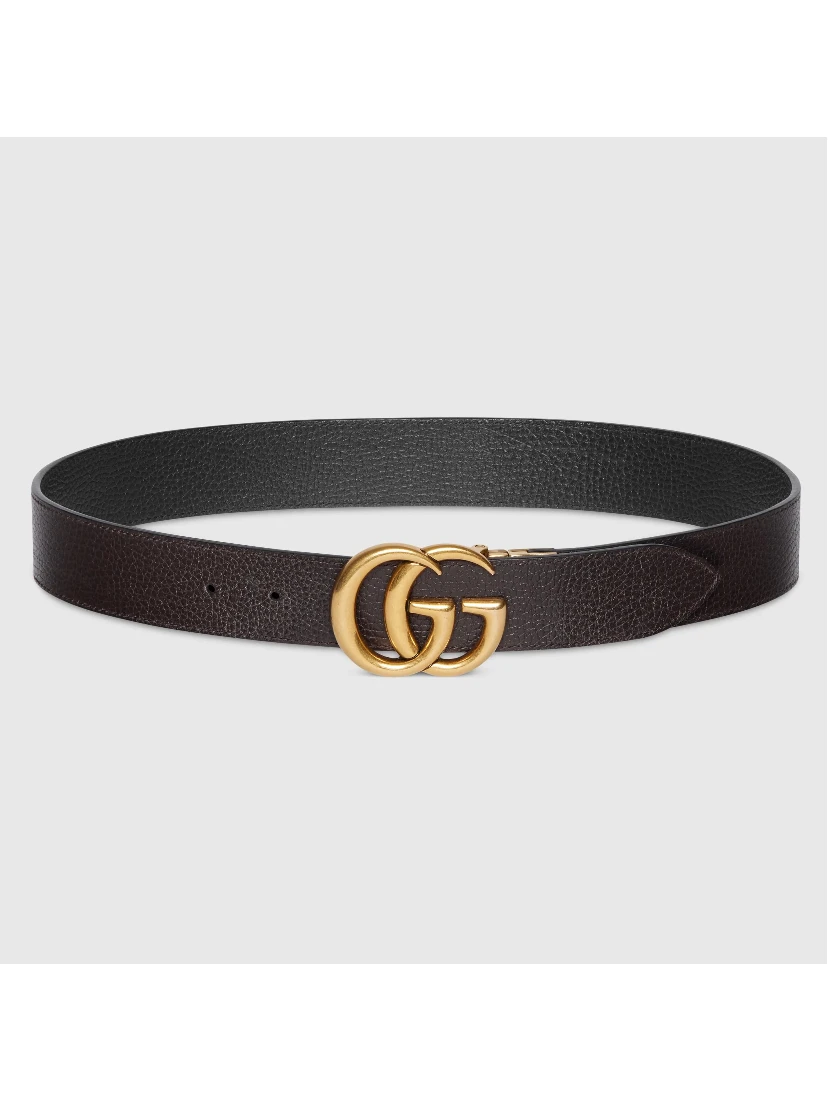 Reversible GG belt black and brown