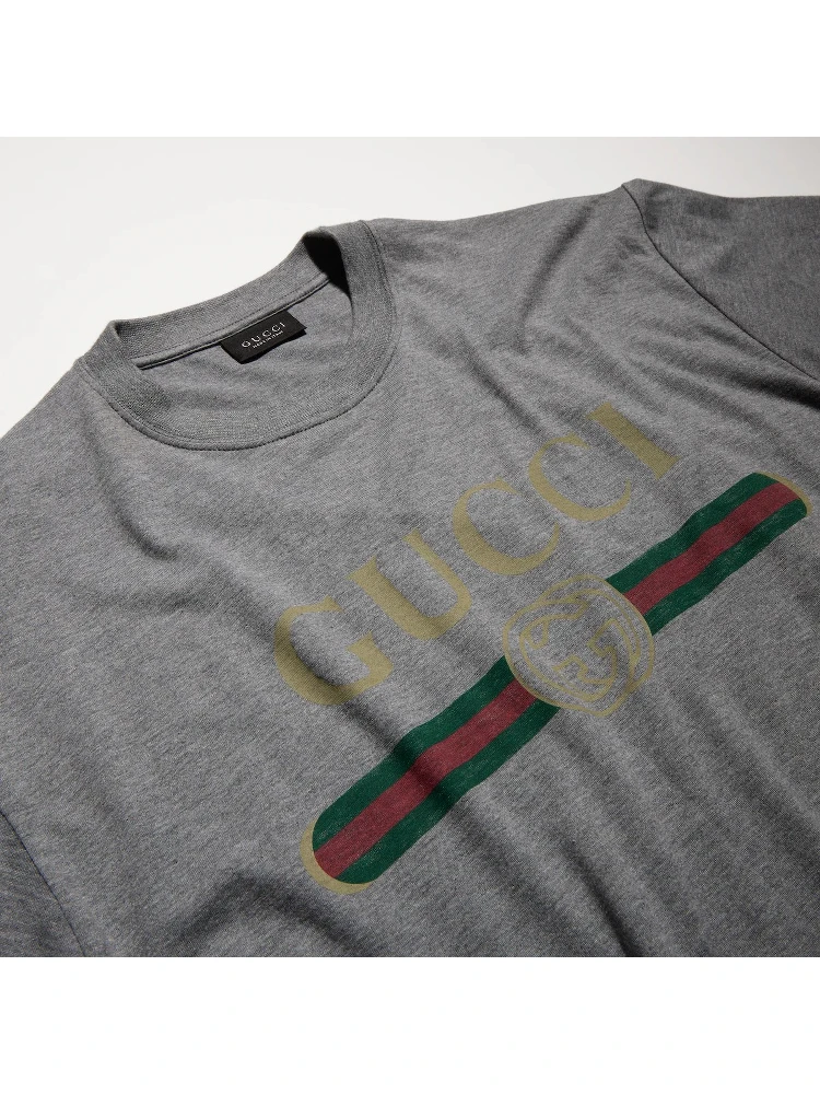 Cotton t-shirt with logo alternative