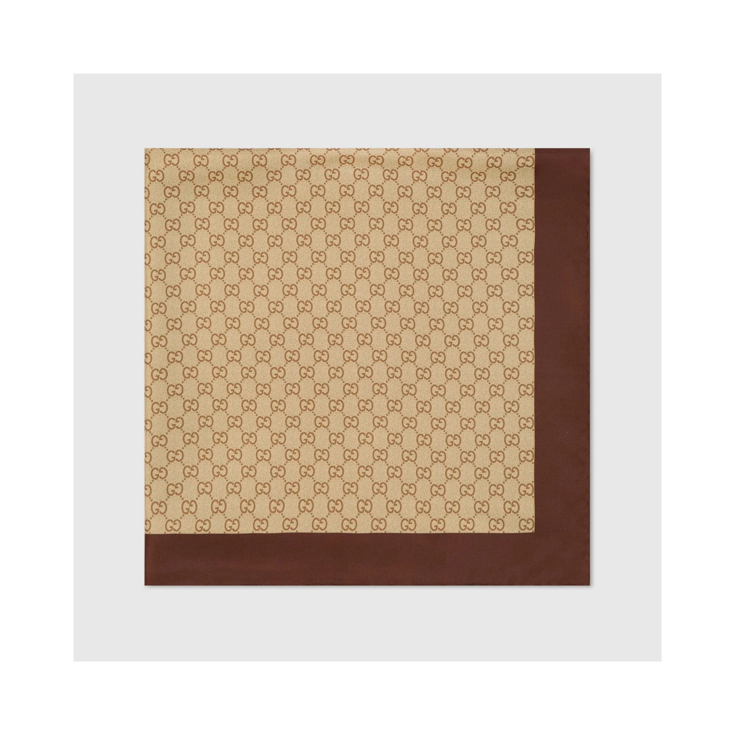 GG silk scarf