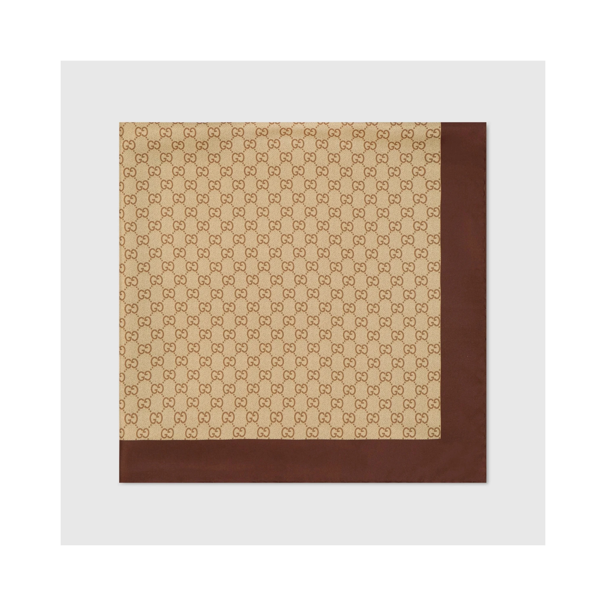 GG silk scarf
