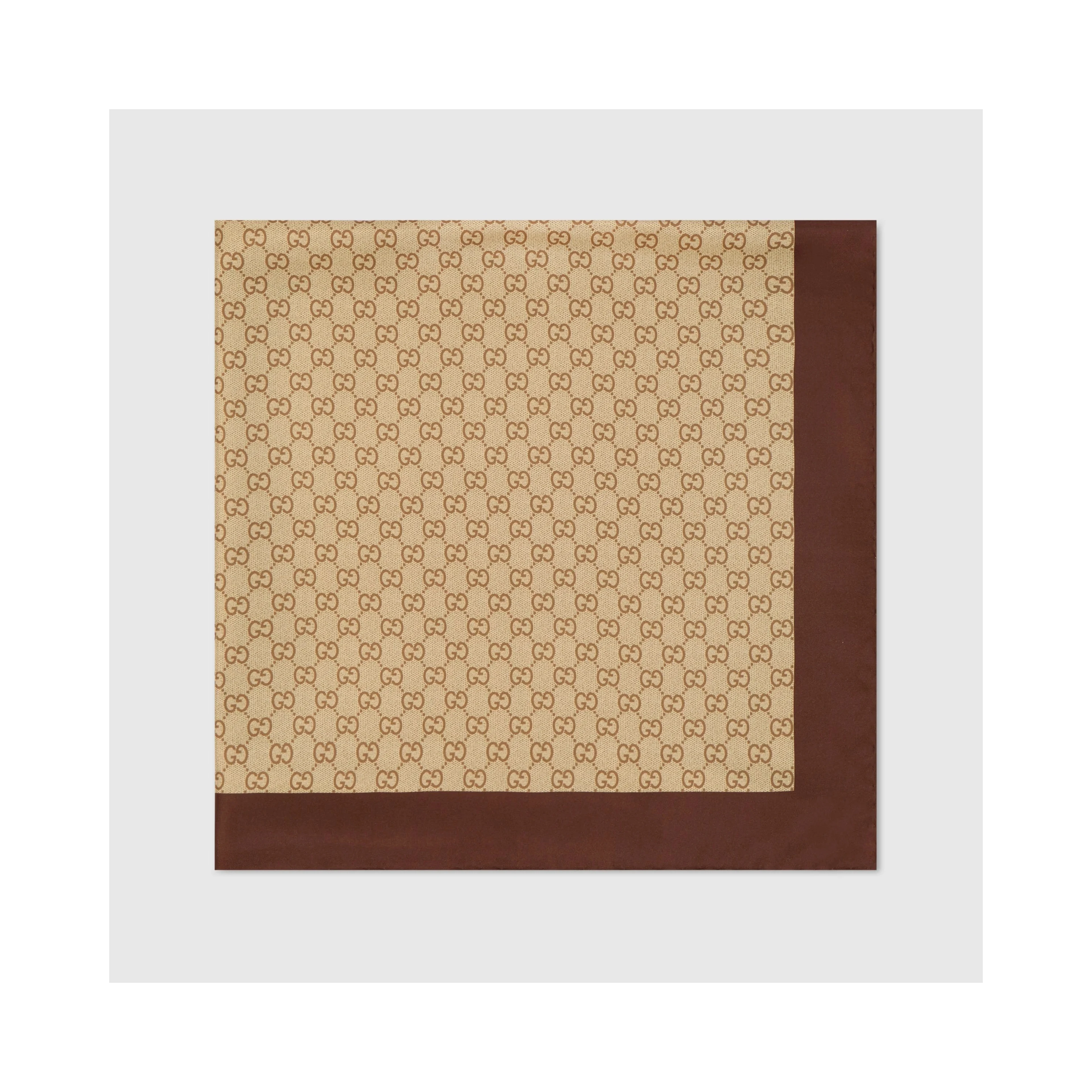 GG silk scarf