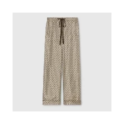 GG silk pants