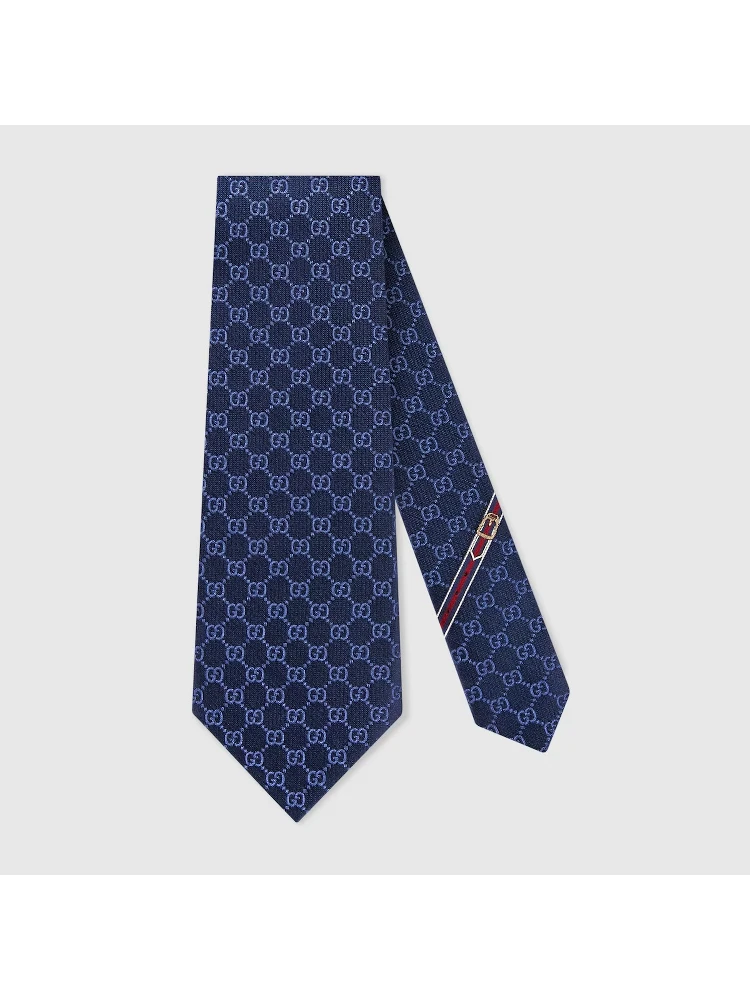 GG silk tie