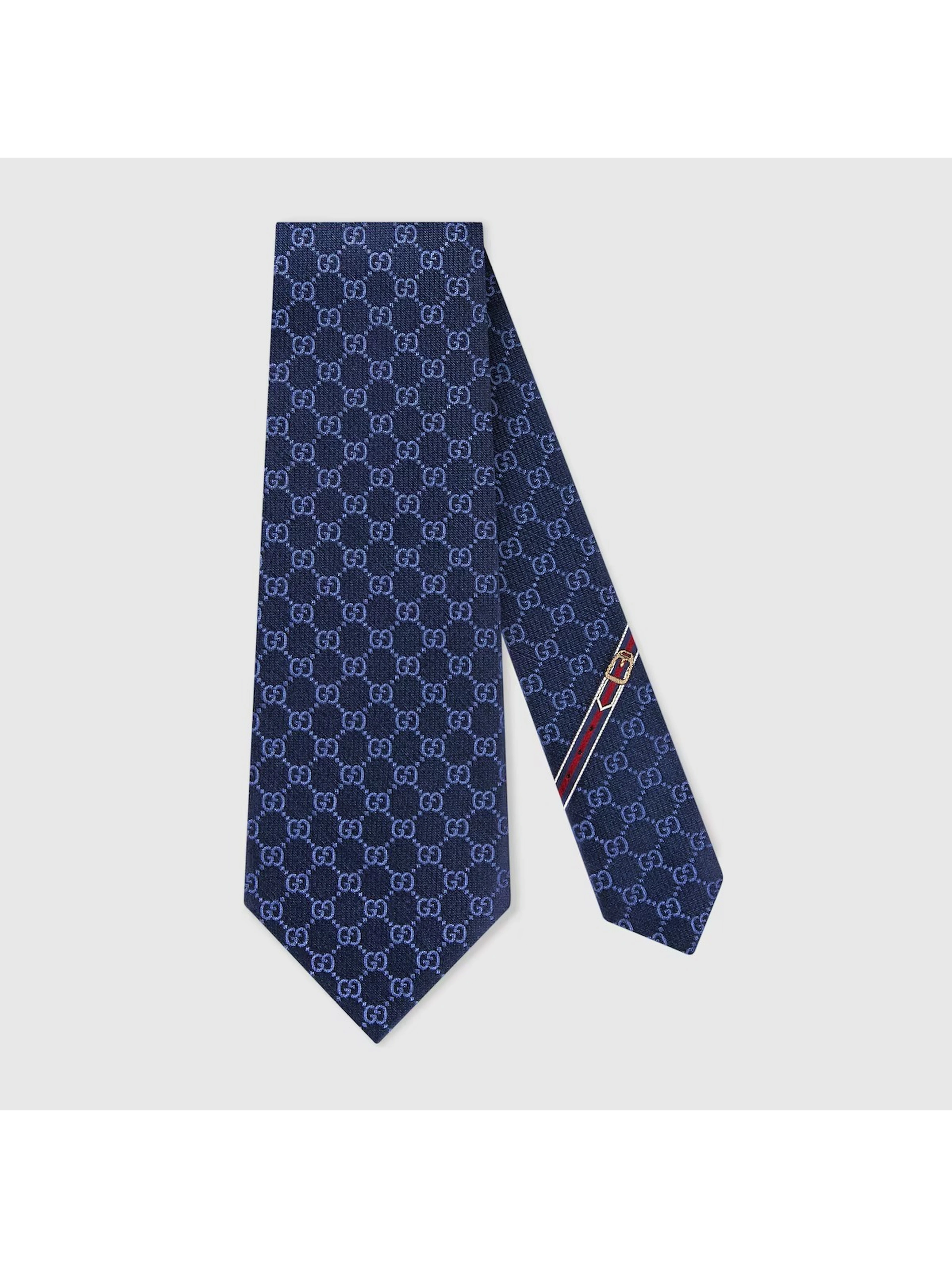 GG silk tie