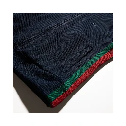 Zippered sweater with Web details