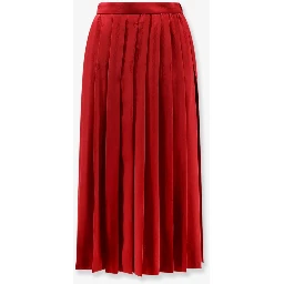 GG silk midi skirt