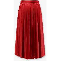 GG silk midi skirt
