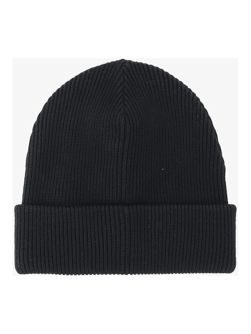 Wool beanie with Web detail