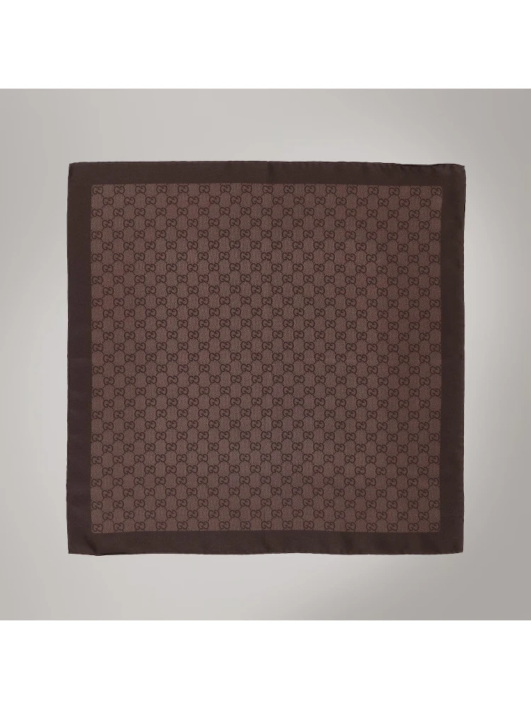 Silk GG scarf