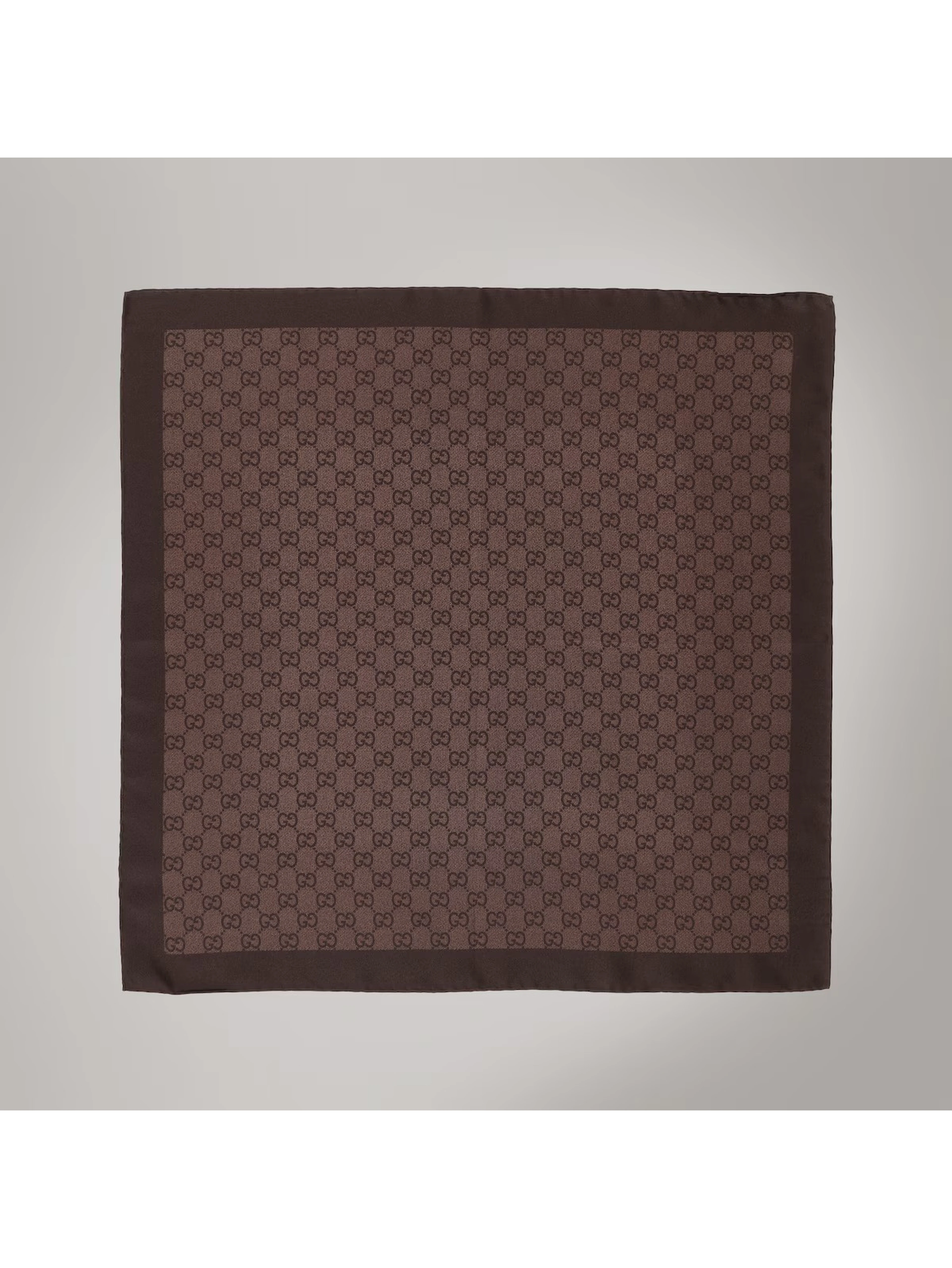 Silk GG scarf
