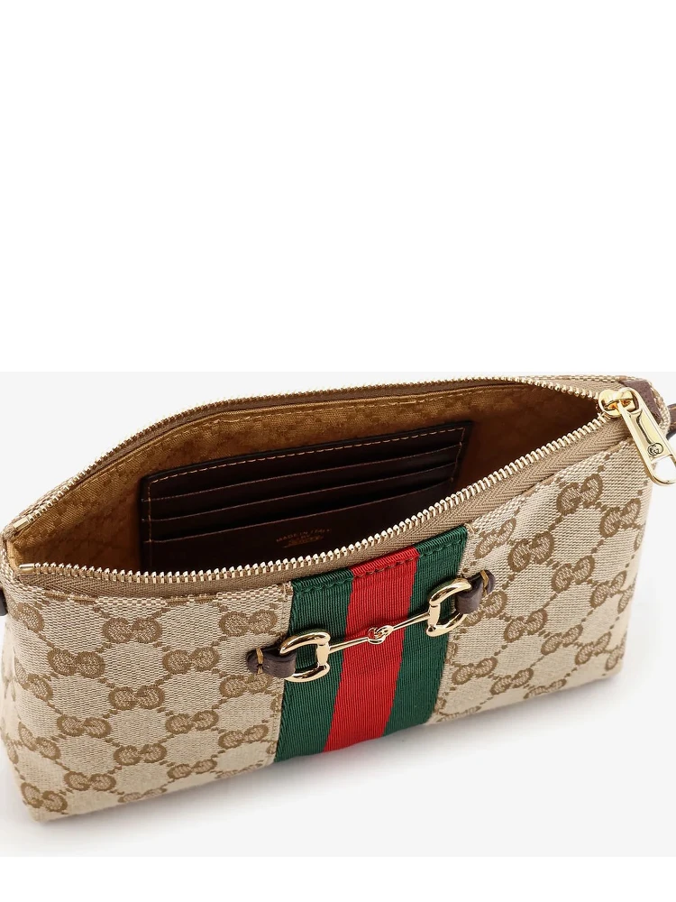 Small crossbody bag with Web detail alternative