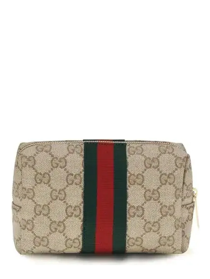 Mini beauty case GG with Web detail