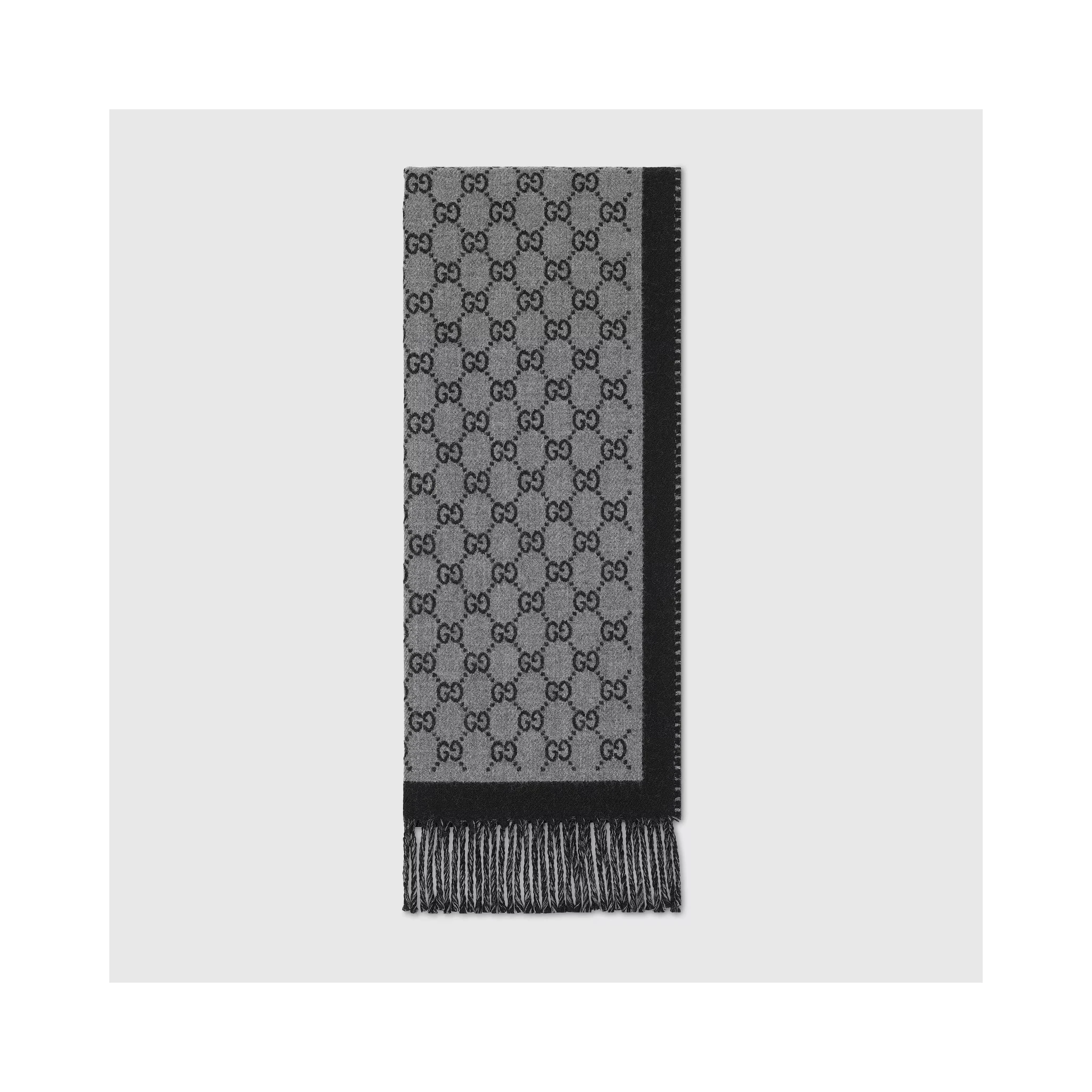 GG scarf in wool