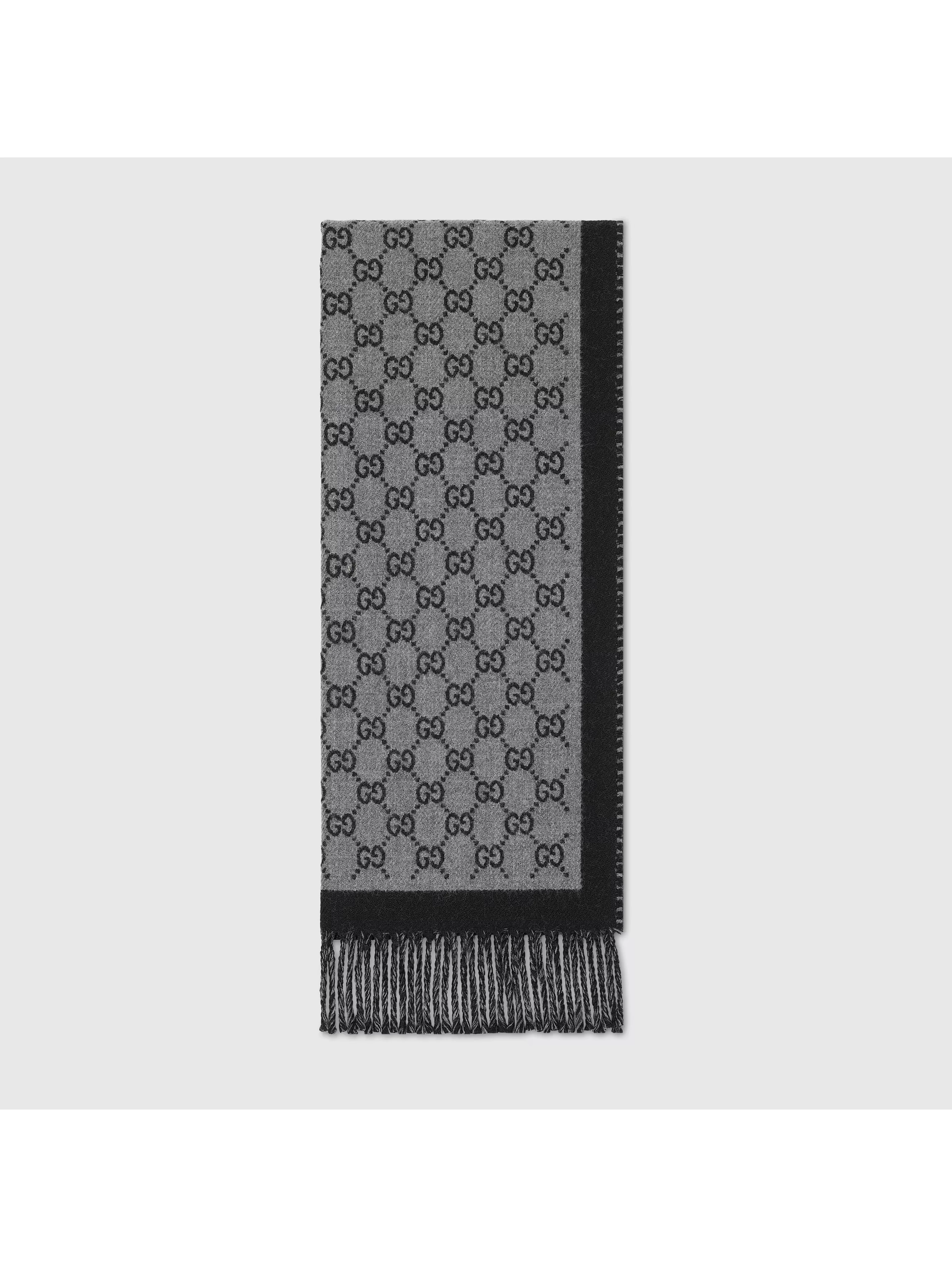 GG scarf in wool