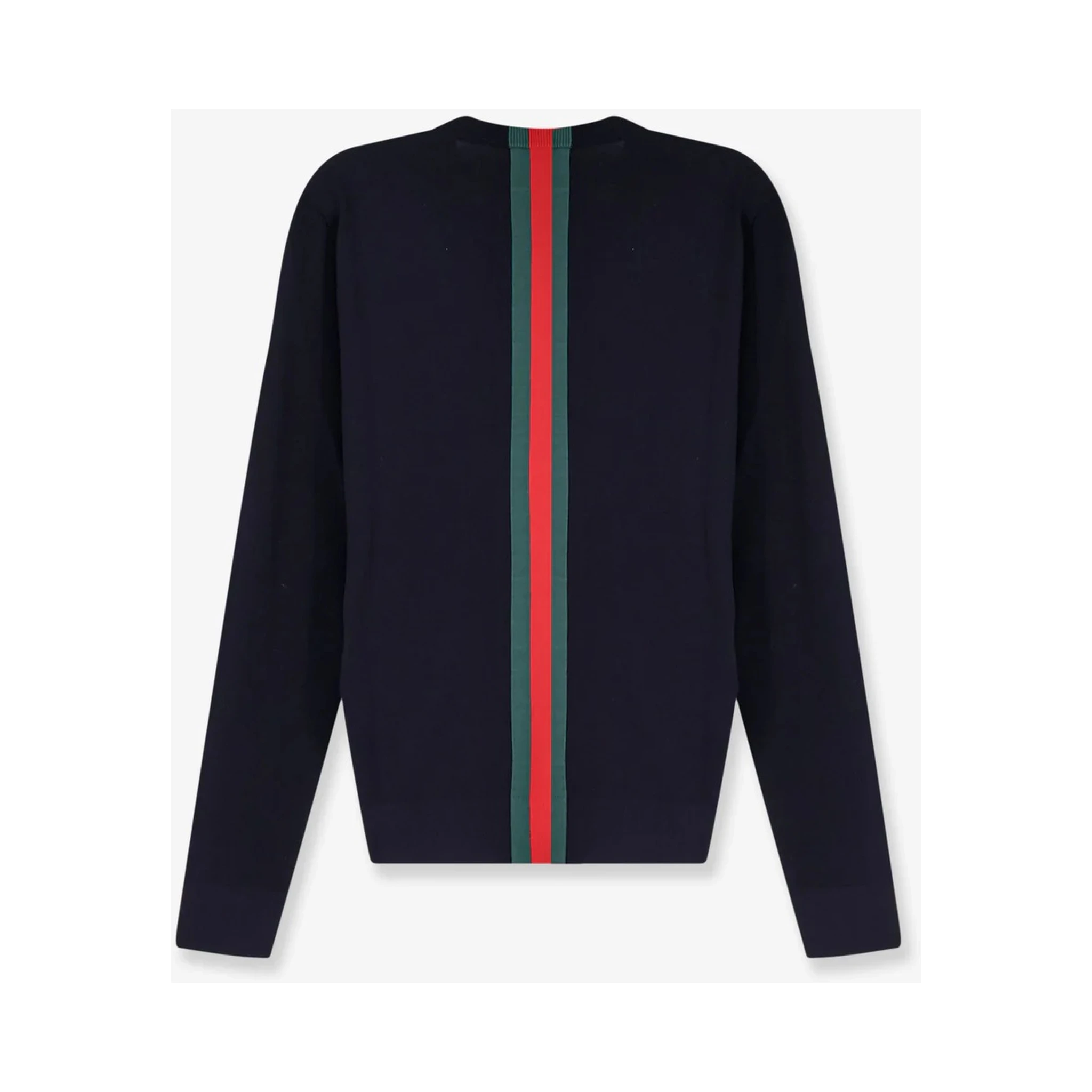 Crewneck knitwear with Web details
