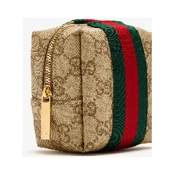 Mini GG cosmetic case with Web detail