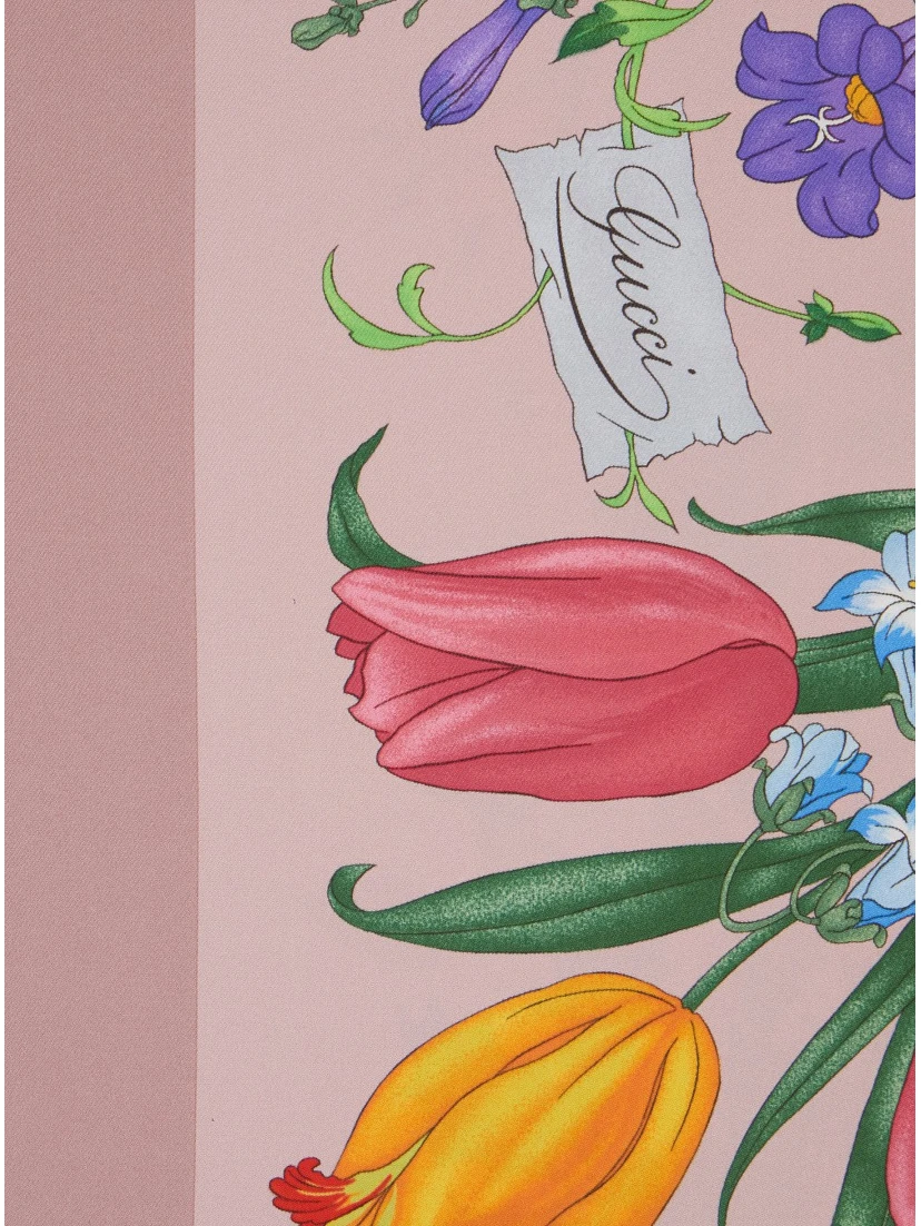 Silk twill carrè