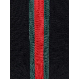 Crewneck knitwear with Web details