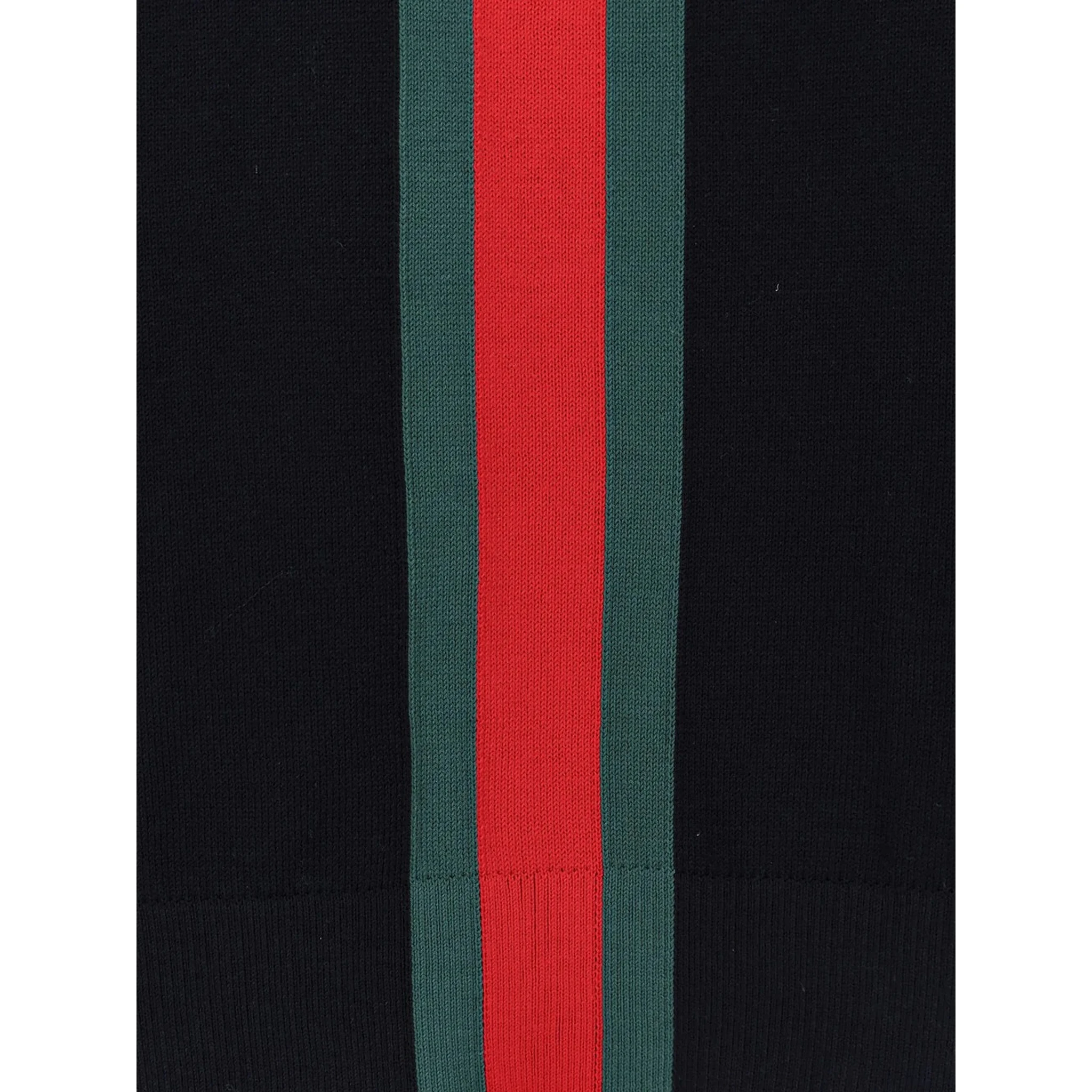 Crewneck knitwear with Web details