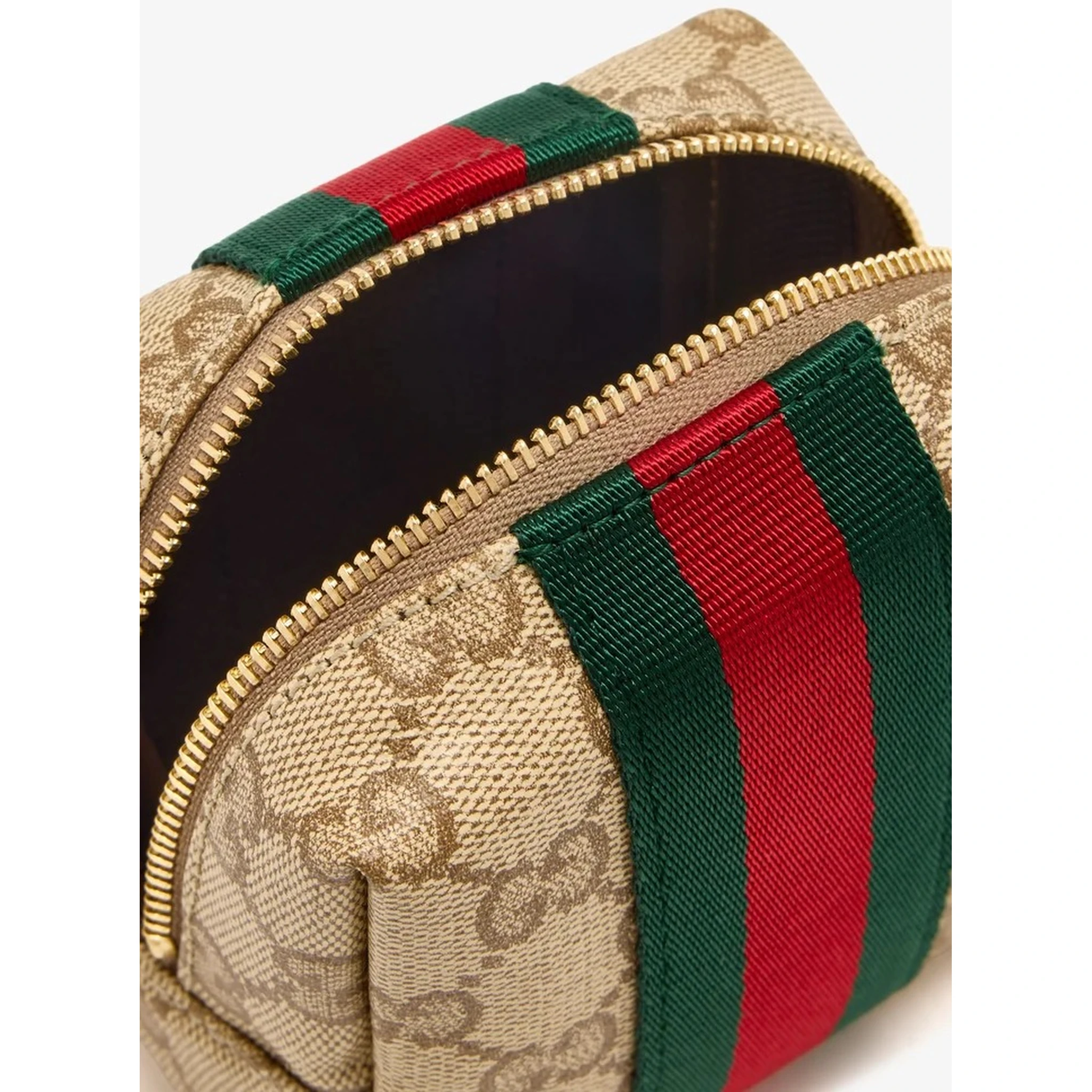 Mini GG cosmetic case with Web detail