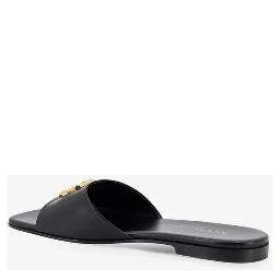 GG leather sliders sandals