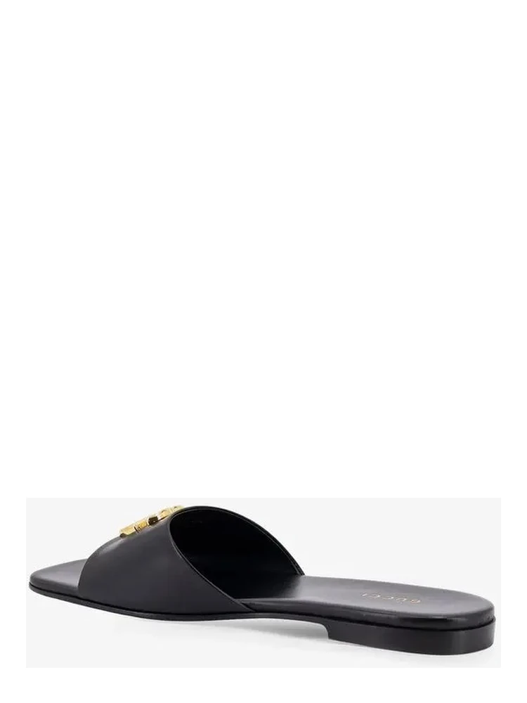 GG leather sliders sandals alternative