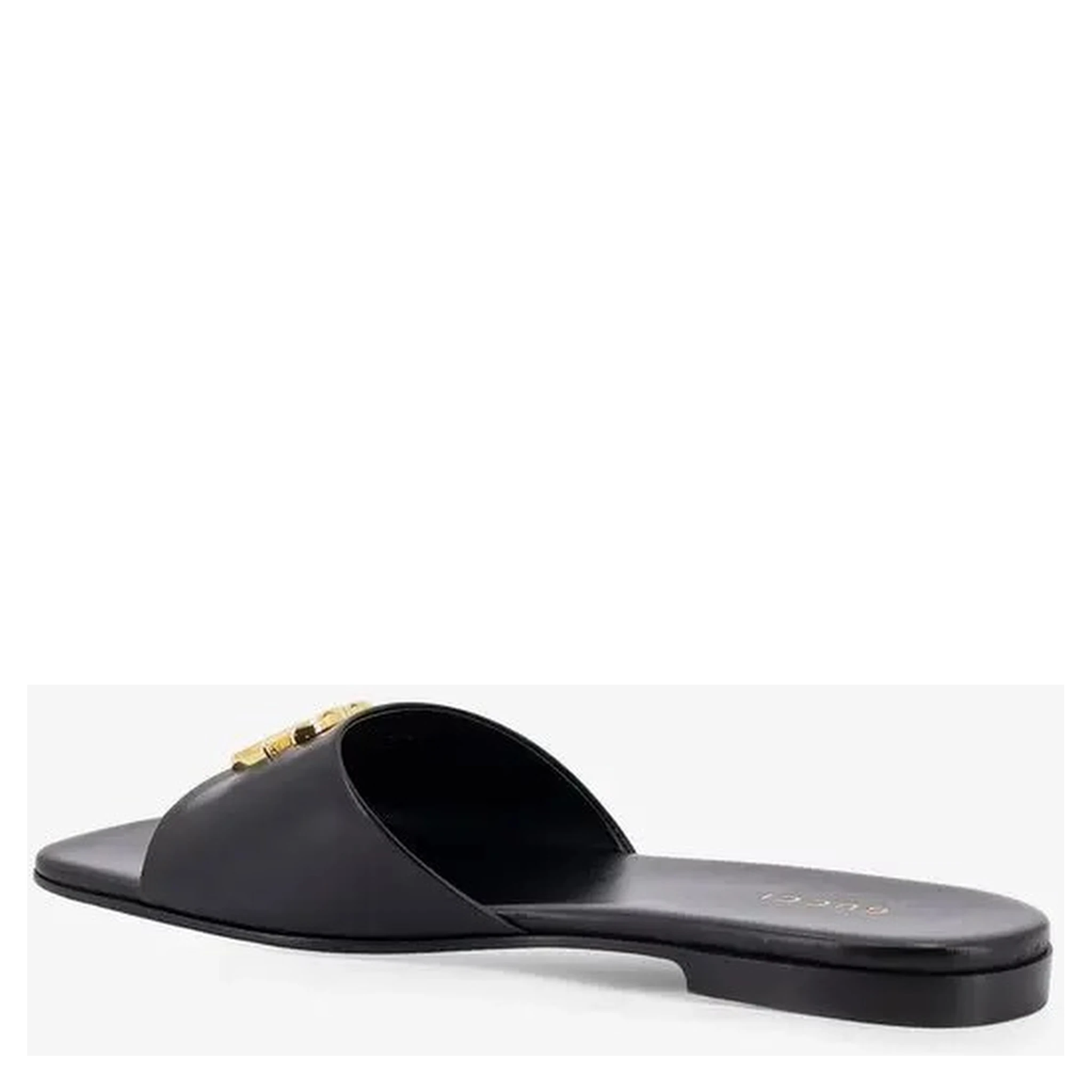 GG leather sliders sandals