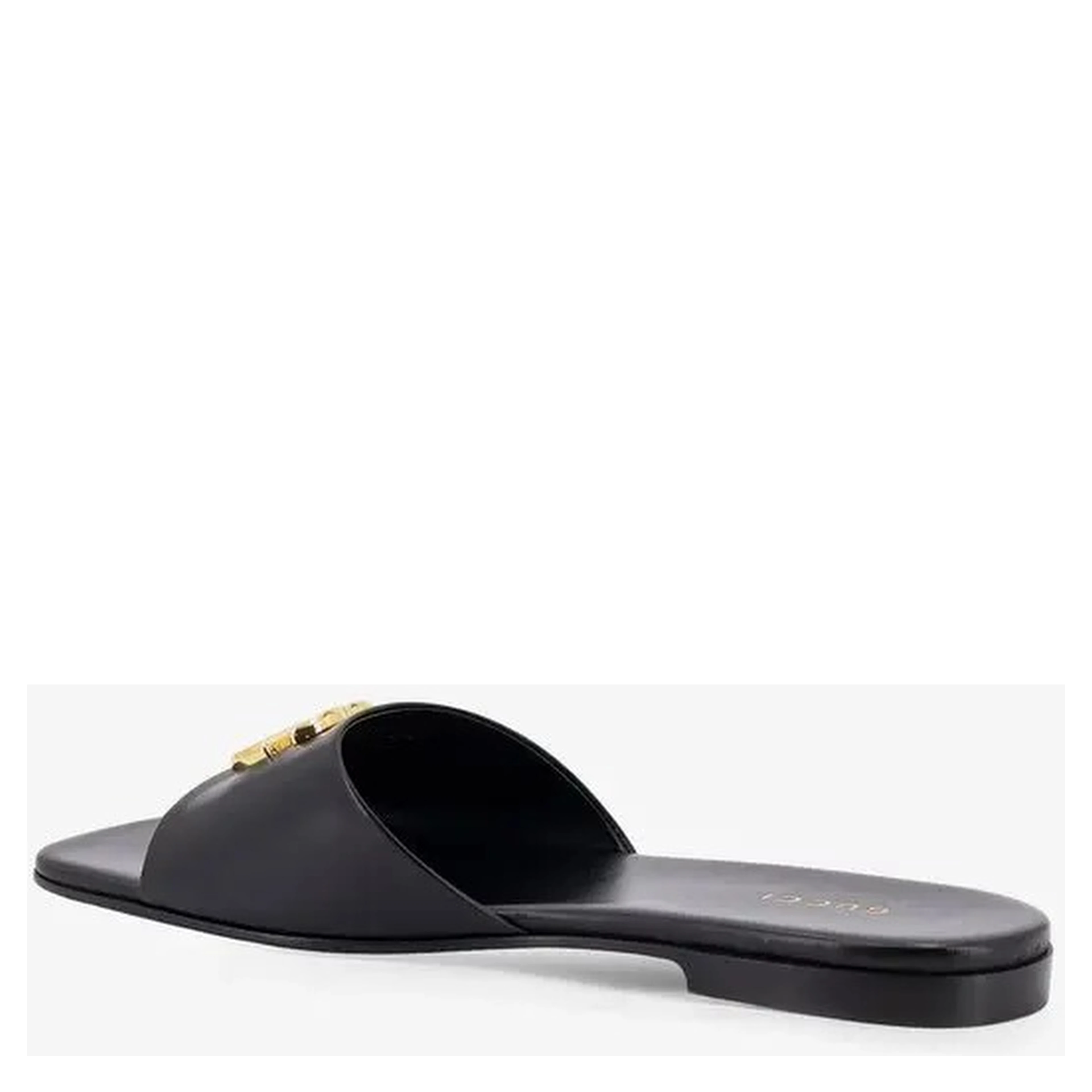 GG leather sliders sandals