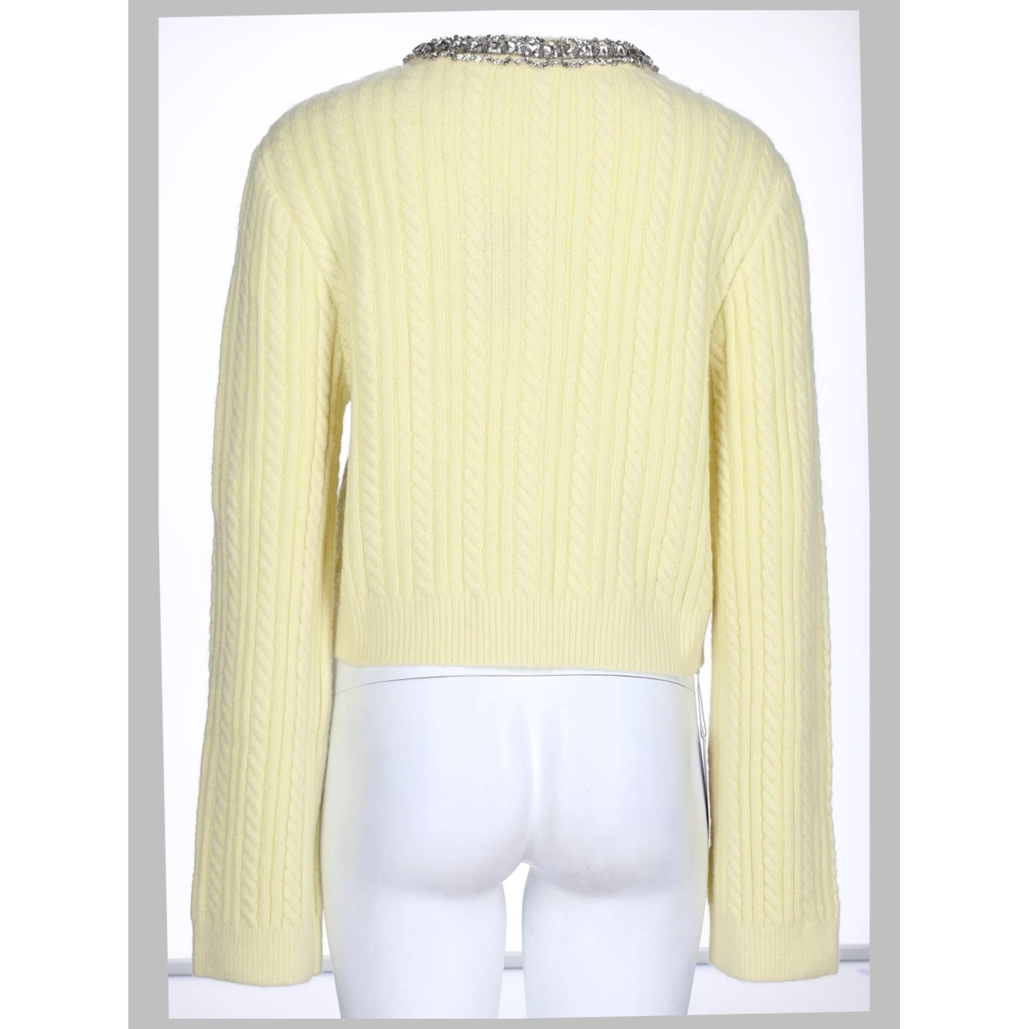 CARDIGAN CON PERLE E STRASS