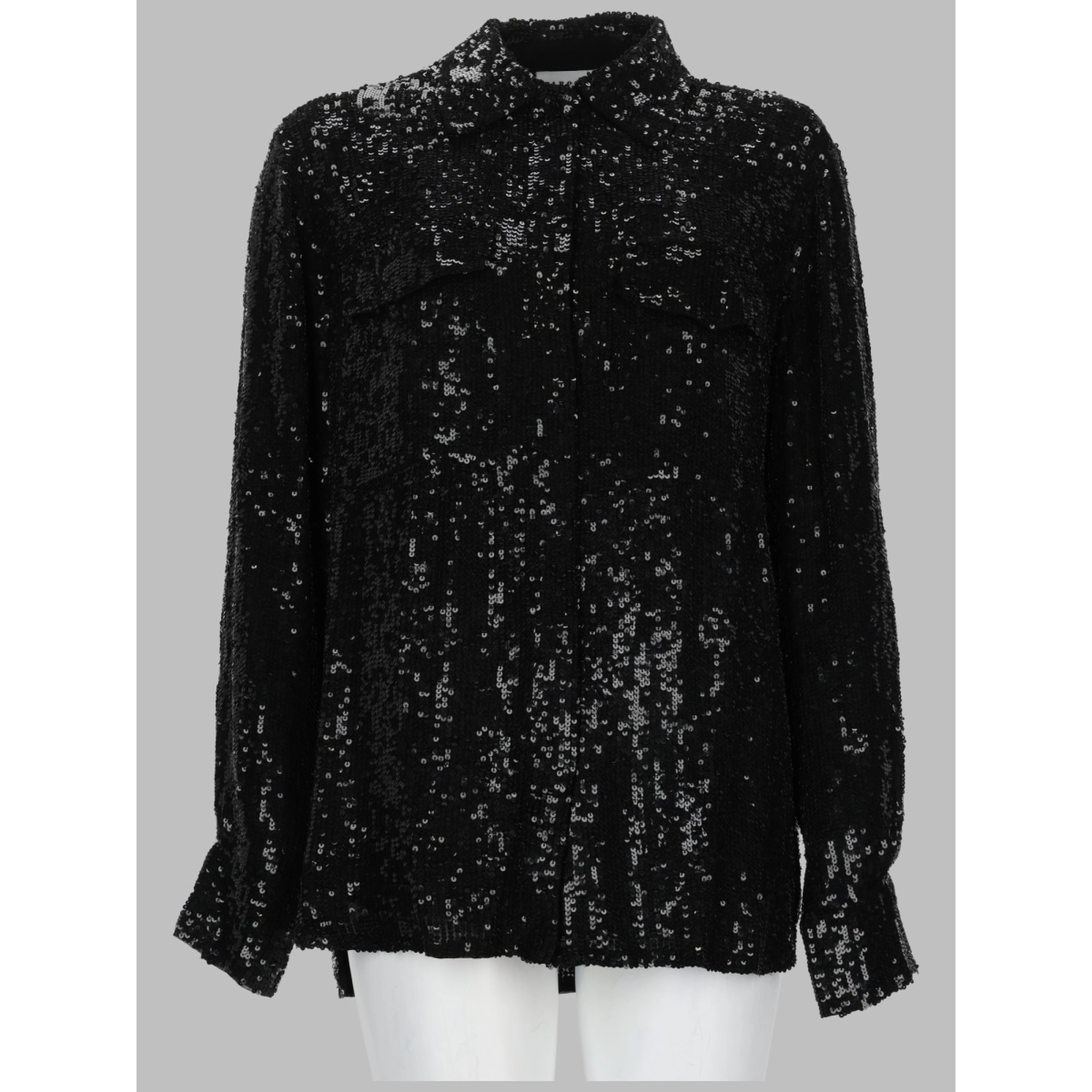 CAMICIA "GADGET" CON PAILLETTES