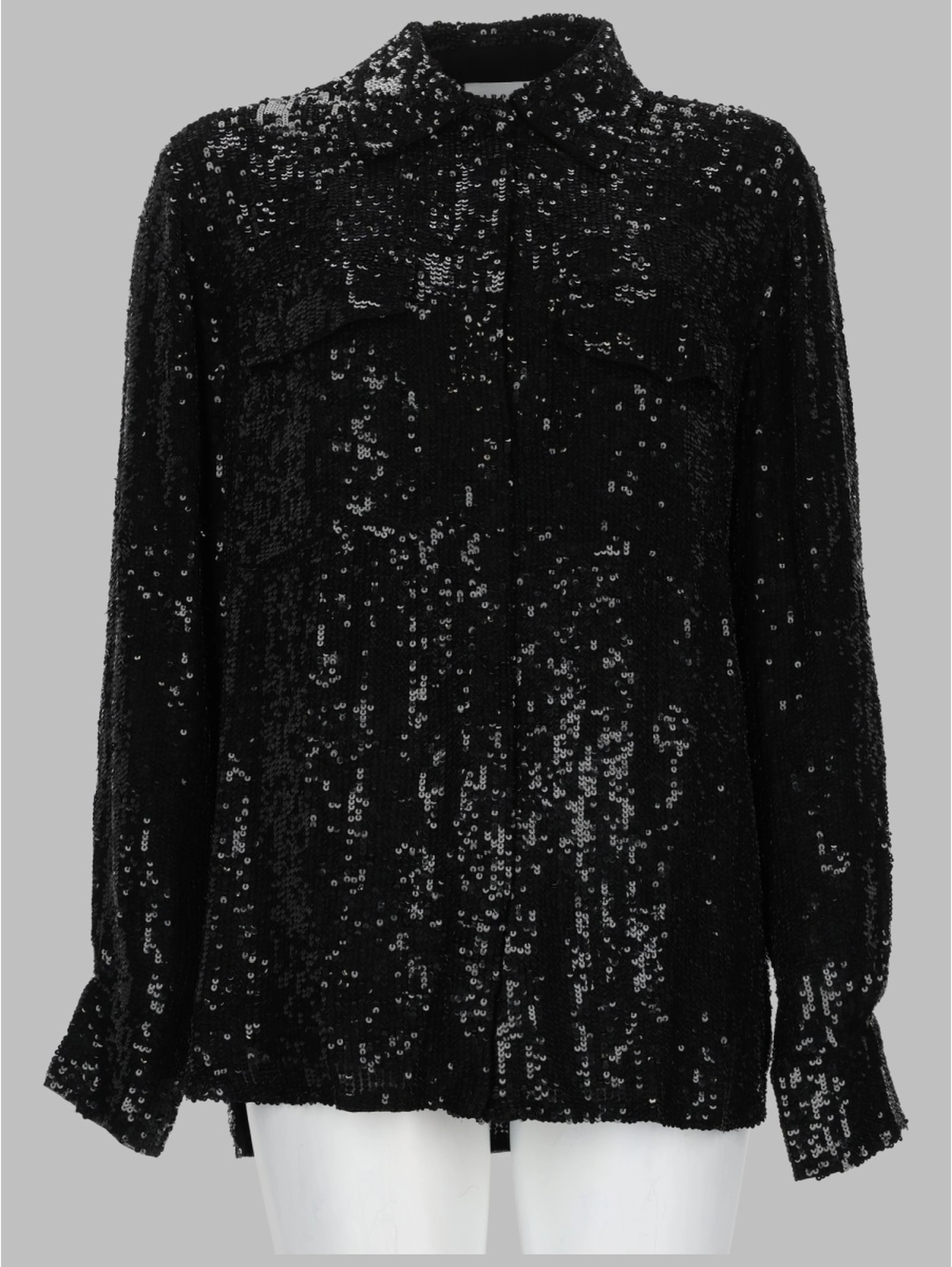 CAMICIA "GADGET" CON PAILLETTES