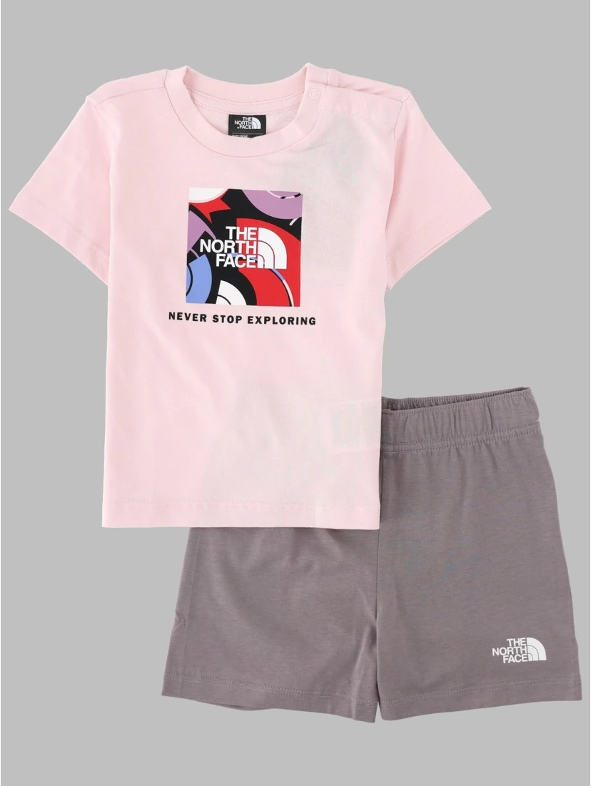 baby box nse play reg short set pale blossom/transcende