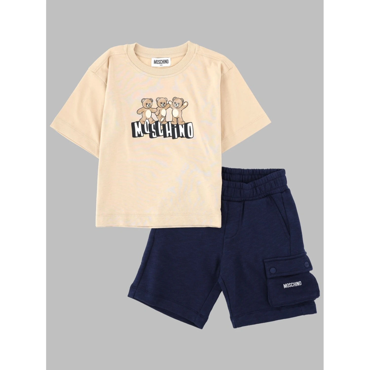 maxi t-shirt and
shorts set