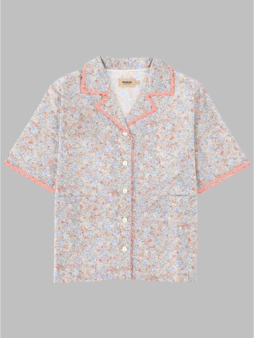 shirt s/s lace vilma