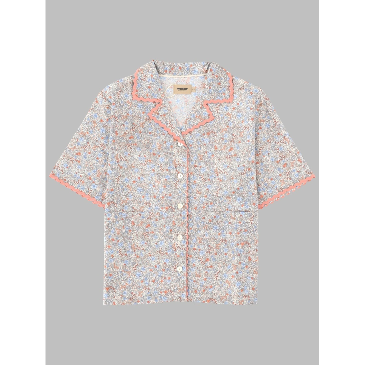 shirt s/s lace vilma