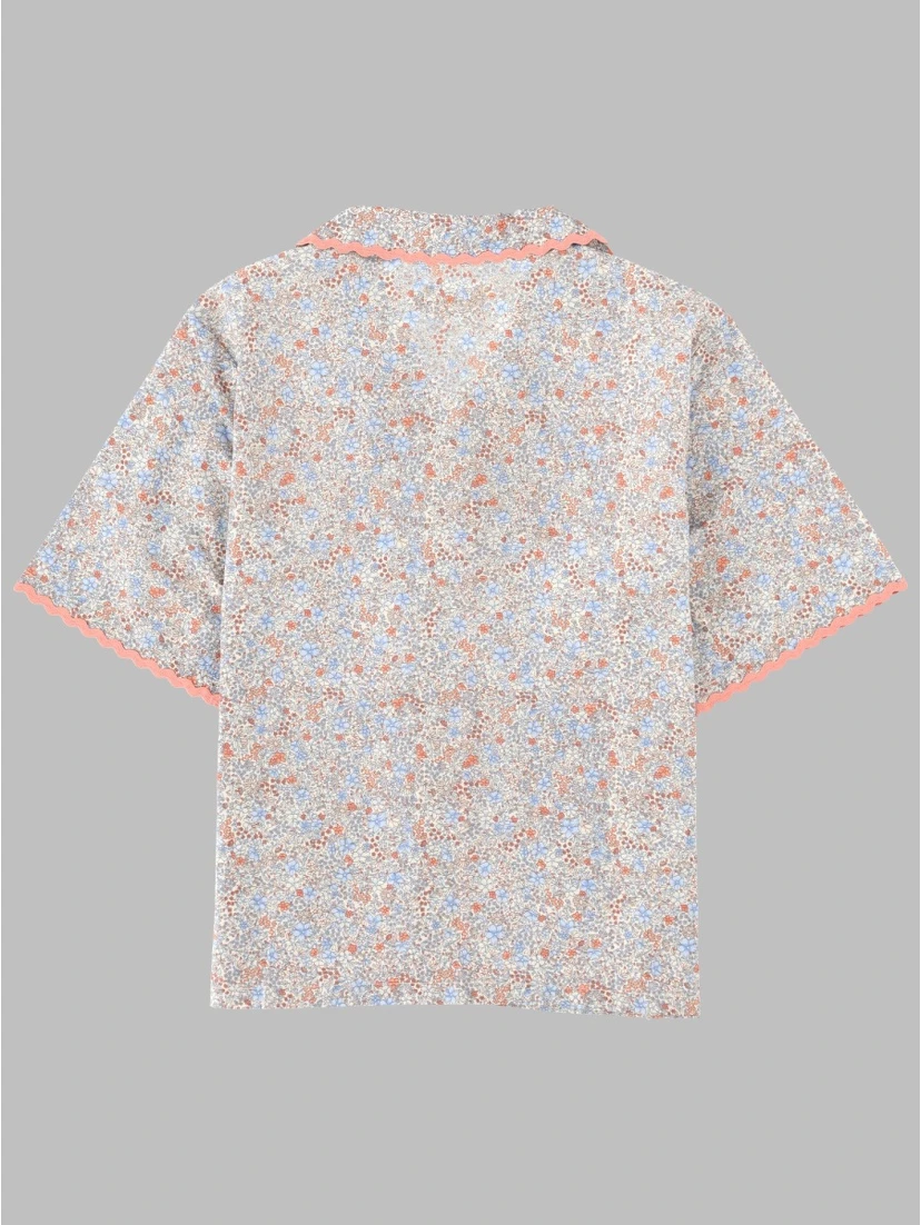 shirt s/s lace vilma
