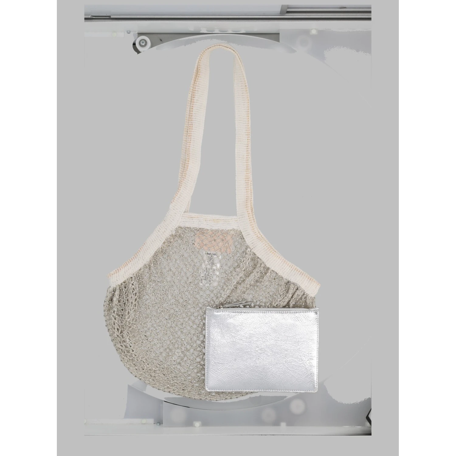 BORSA A RETE CON POUCH
