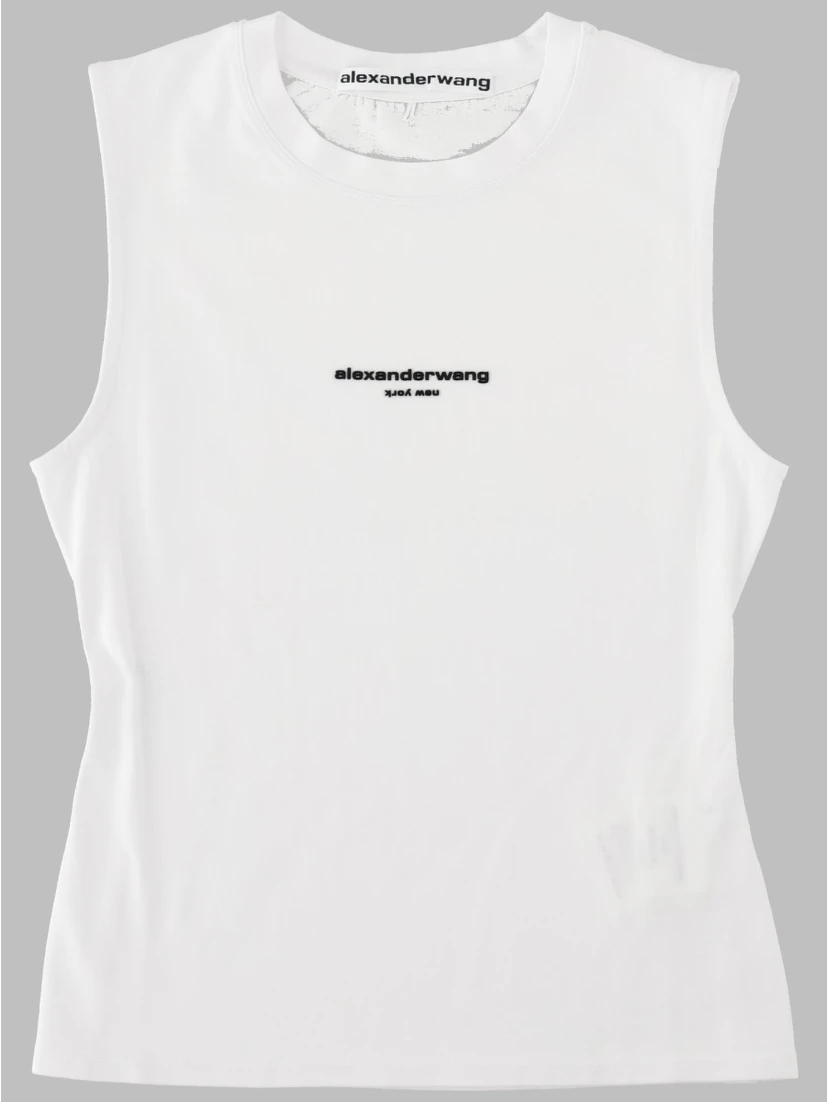 TANK TOP IN COTONE STRETCH