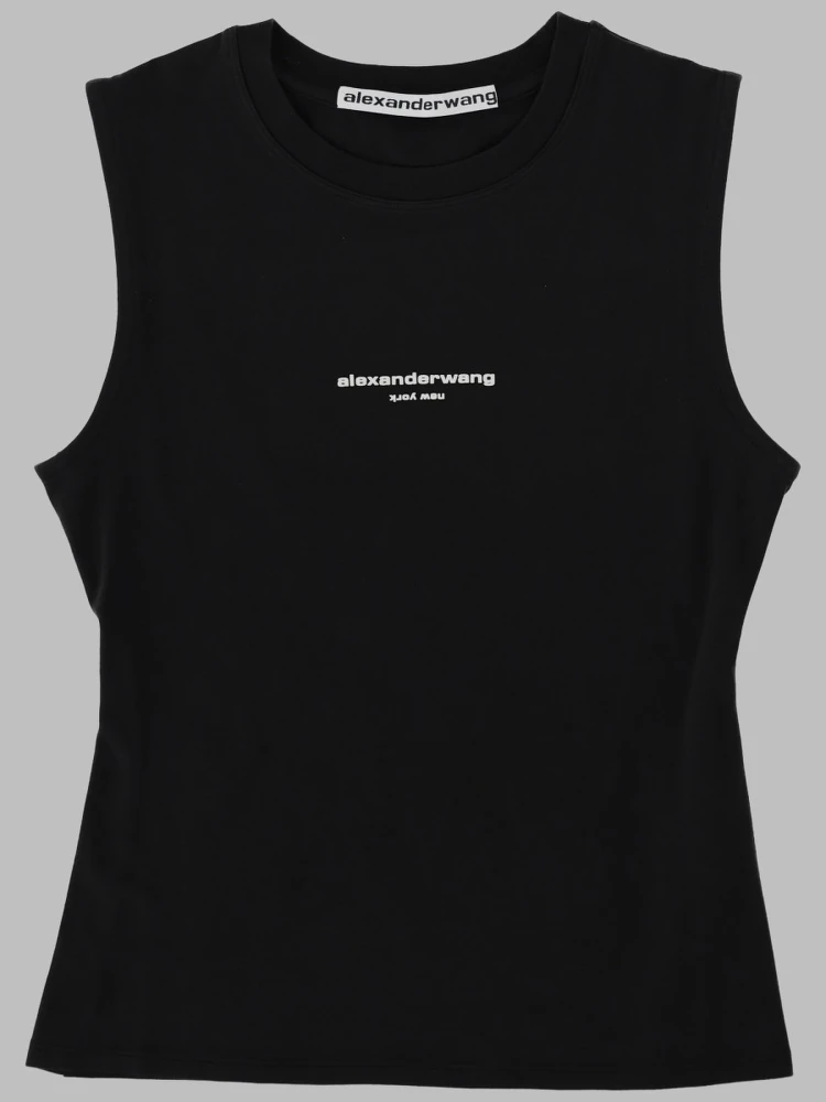 TANK TOP IN COTONE STRETCH