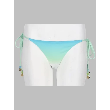SLIP BIKINI GRADIENT CON PERLINE